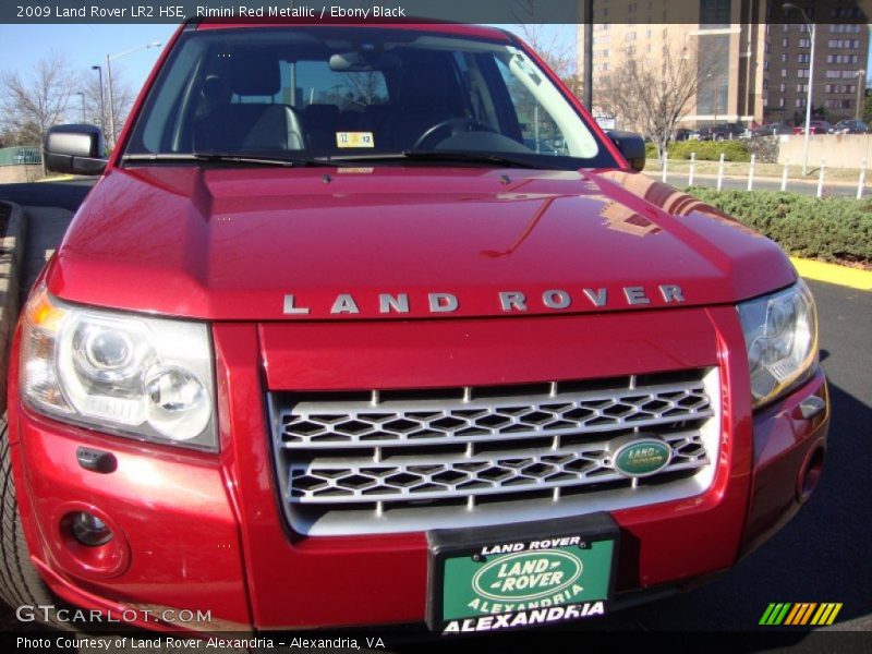 Rimini Red Metallic / Ebony Black 2009 Land Rover LR2 HSE