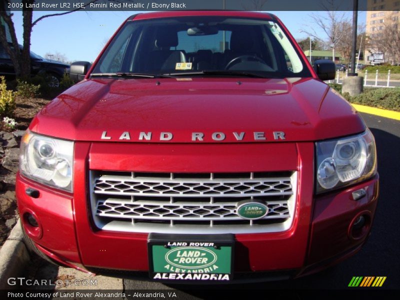Rimini Red Metallic / Ebony Black 2009 Land Rover LR2 HSE