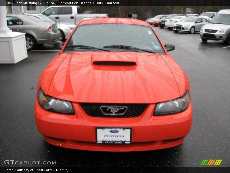Competition Orange / Dark Charcoal 2004 Ford Mustang GT Coupe