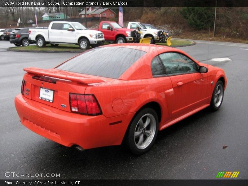 Competition Orange / Dark Charcoal 2004 Ford Mustang GT Coupe