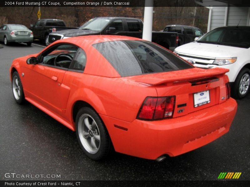 Competition Orange / Dark Charcoal 2004 Ford Mustang GT Coupe