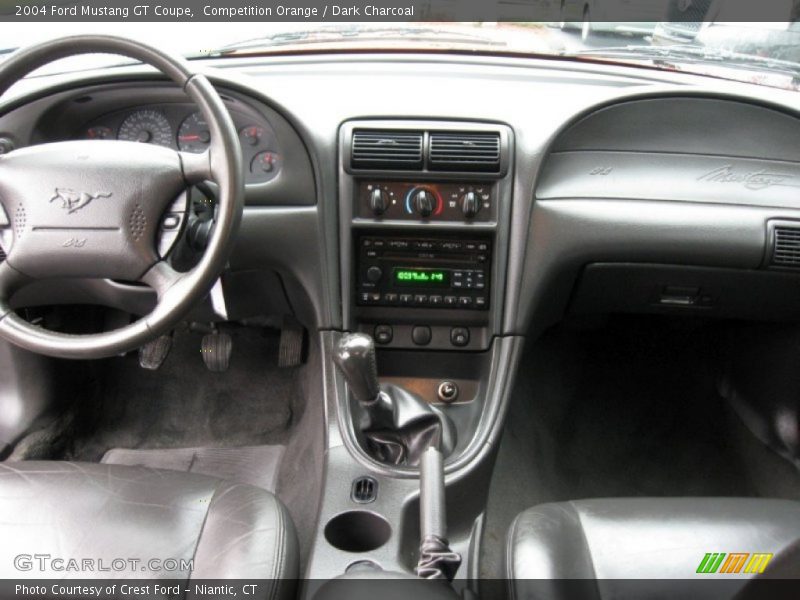 Competition Orange / Dark Charcoal 2004 Ford Mustang GT Coupe