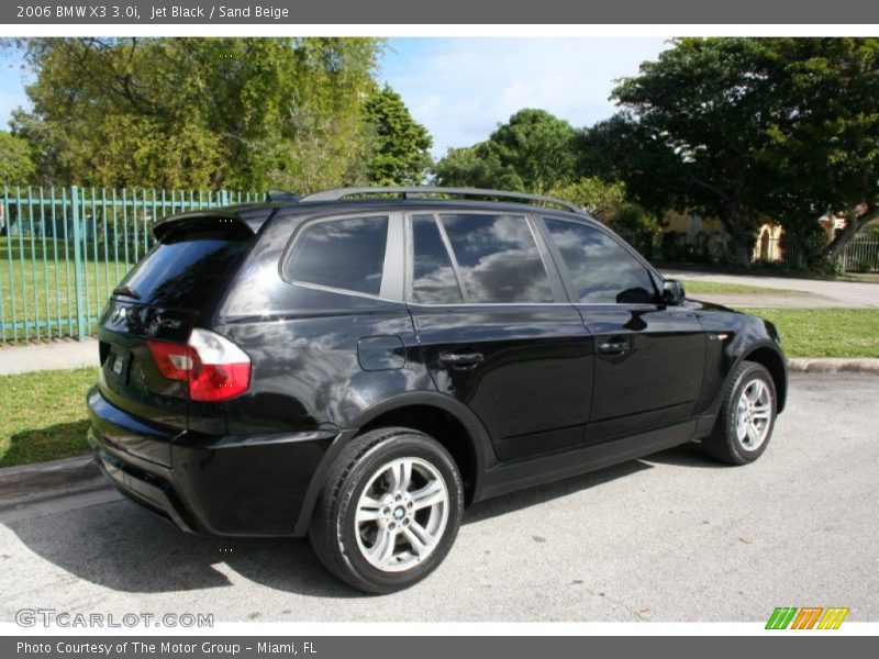 Jet Black / Sand Beige 2006 BMW X3 3.0i