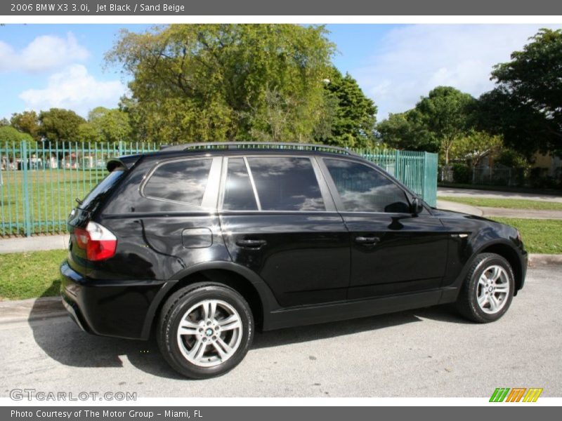 Jet Black / Sand Beige 2006 BMW X3 3.0i