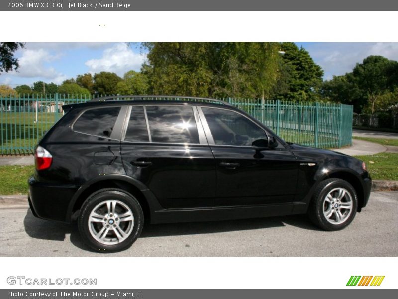 Jet Black / Sand Beige 2006 BMW X3 3.0i