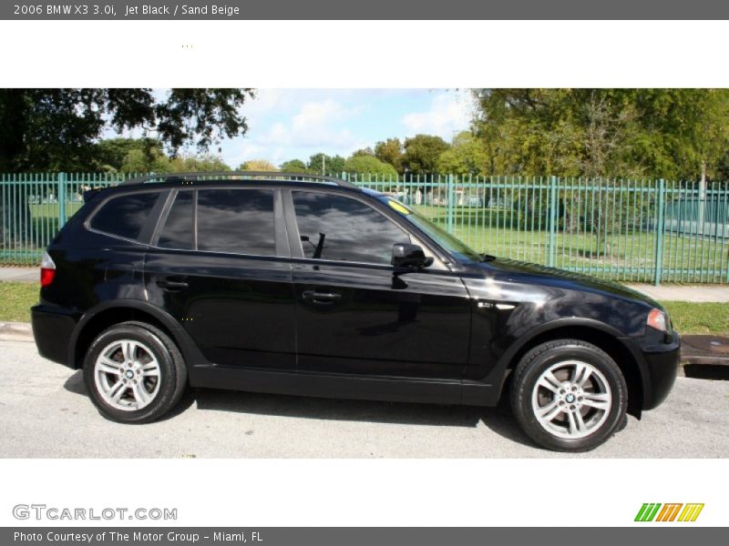 Jet Black / Sand Beige 2006 BMW X3 3.0i