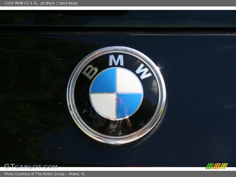 Jet Black / Sand Beige 2006 BMW X3 3.0i