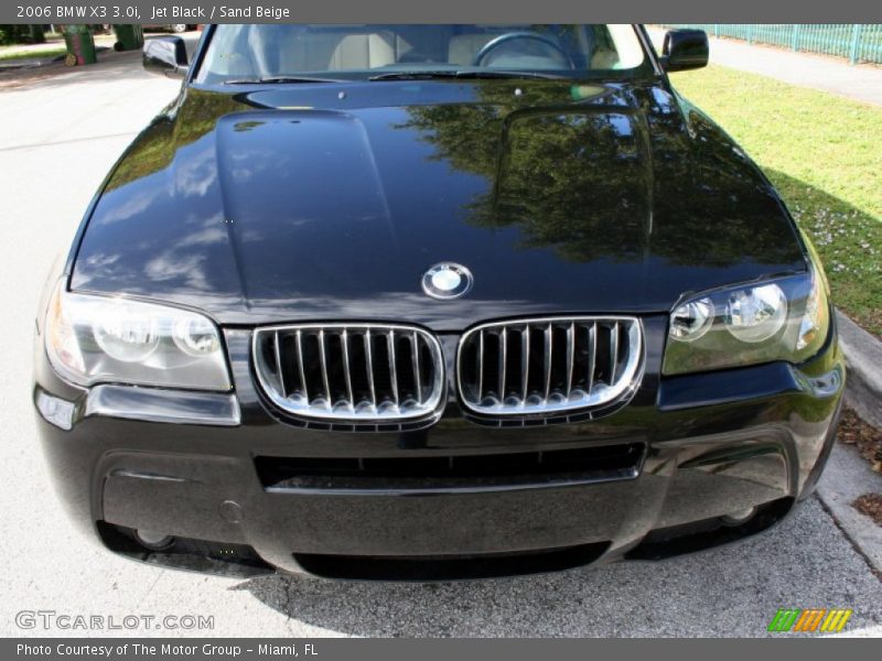 Jet Black / Sand Beige 2006 BMW X3 3.0i