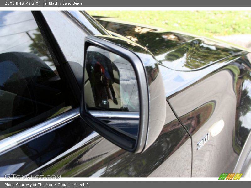Jet Black / Sand Beige 2006 BMW X3 3.0i
