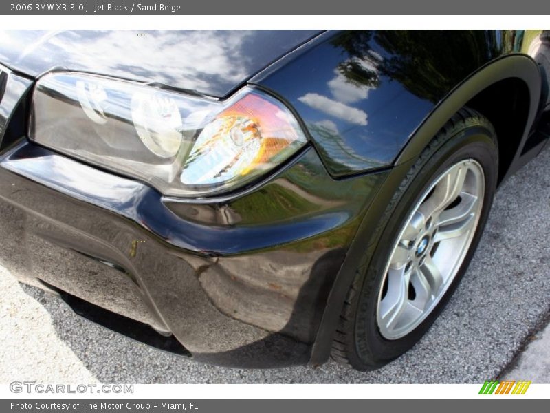 Jet Black / Sand Beige 2006 BMW X3 3.0i