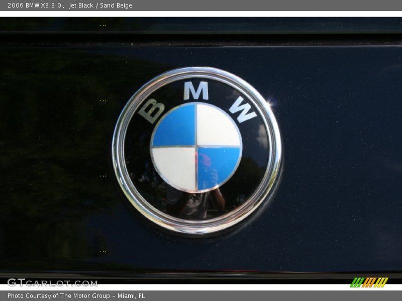 Jet Black / Sand Beige 2006 BMW X3 3.0i