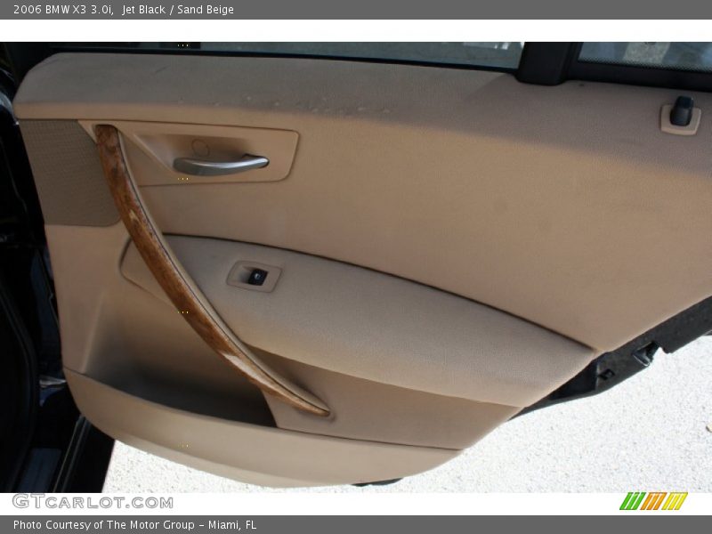 Jet Black / Sand Beige 2006 BMW X3 3.0i