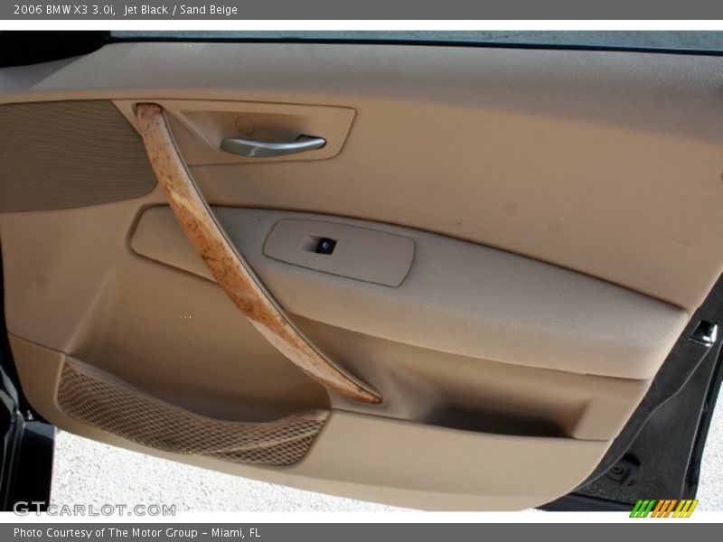 Jet Black / Sand Beige 2006 BMW X3 3.0i
