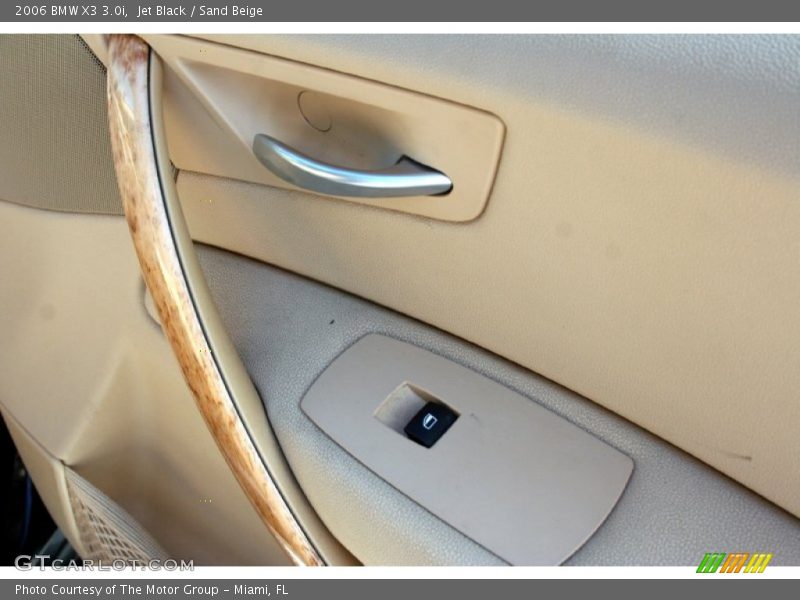 Jet Black / Sand Beige 2006 BMW X3 3.0i