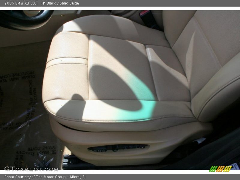 Jet Black / Sand Beige 2006 BMW X3 3.0i