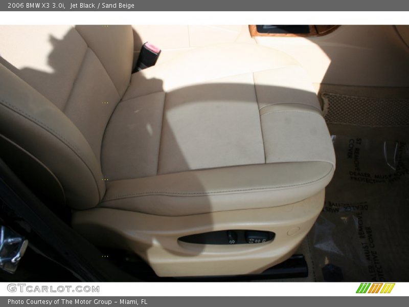 Jet Black / Sand Beige 2006 BMW X3 3.0i