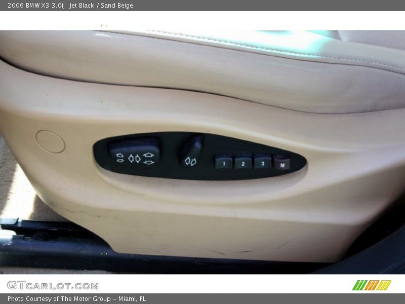 Jet Black / Sand Beige 2006 BMW X3 3.0i