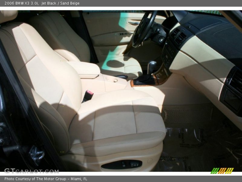 Jet Black / Sand Beige 2006 BMW X3 3.0i
