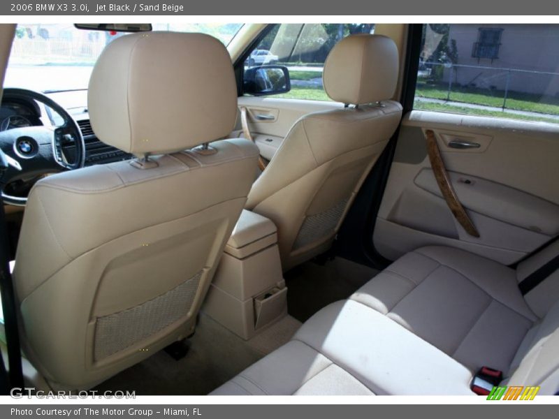 Jet Black / Sand Beige 2006 BMW X3 3.0i