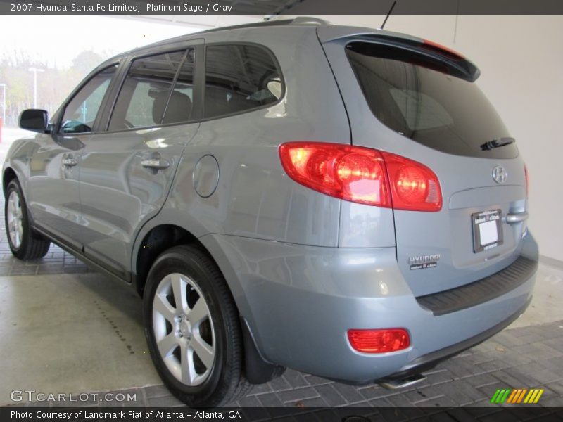Platinum Sage / Gray 2007 Hyundai Santa Fe Limited