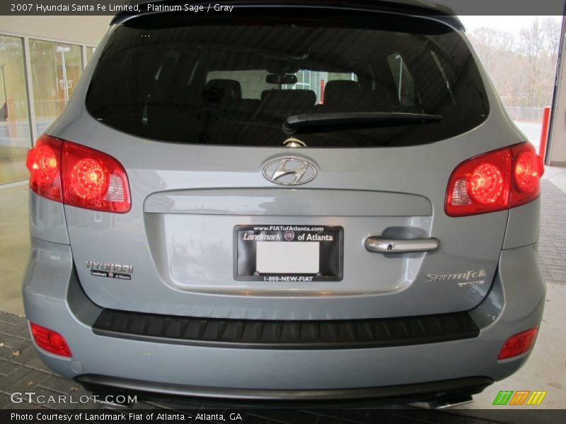 Platinum Sage / Gray 2007 Hyundai Santa Fe Limited