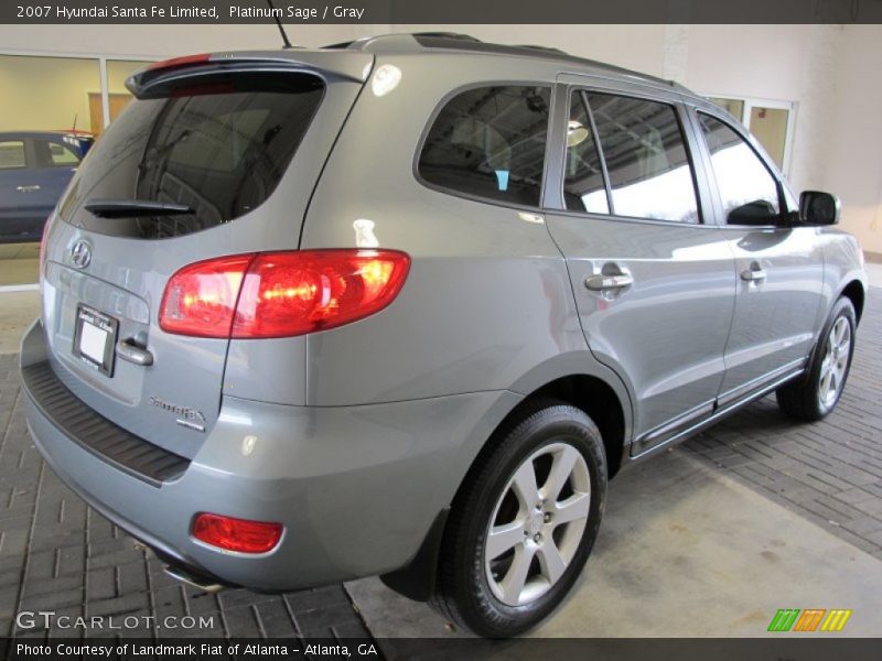Platinum Sage / Gray 2007 Hyundai Santa Fe Limited