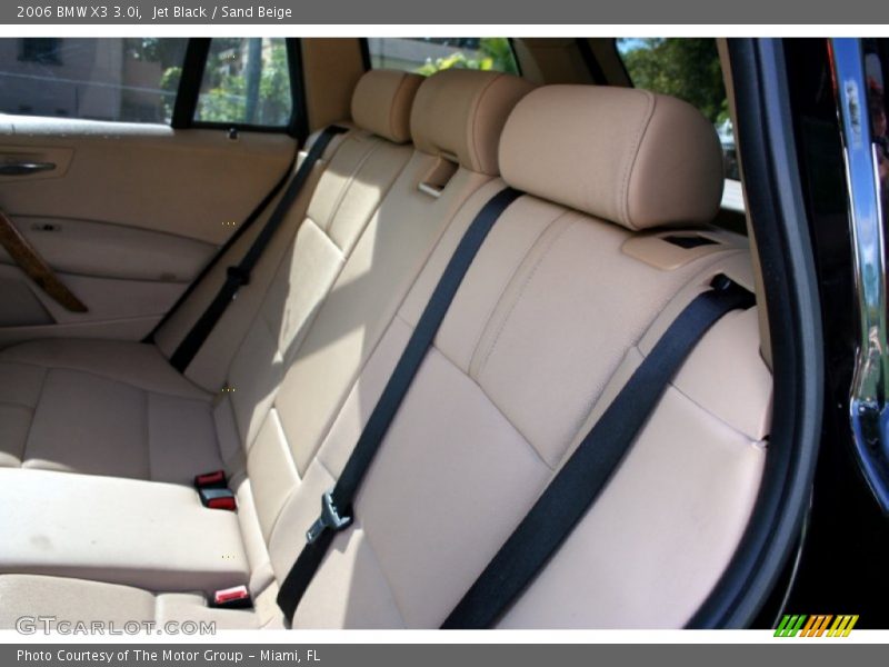 Jet Black / Sand Beige 2006 BMW X3 3.0i
