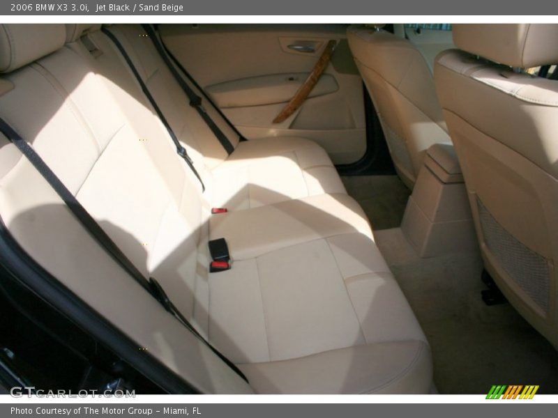 Jet Black / Sand Beige 2006 BMW X3 3.0i