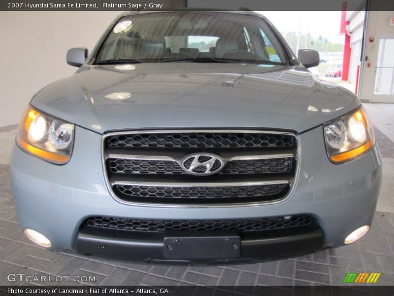 Platinum Sage / Gray 2007 Hyundai Santa Fe Limited