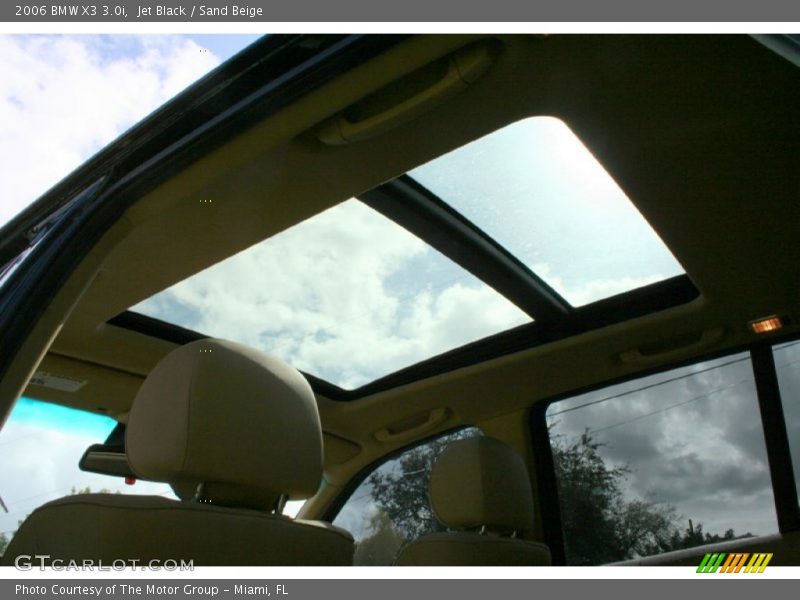 Jet Black / Sand Beige 2006 BMW X3 3.0i