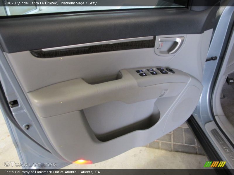 Platinum Sage / Gray 2007 Hyundai Santa Fe Limited