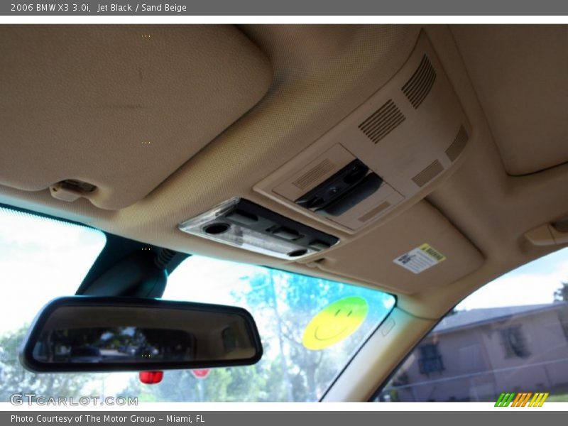 Jet Black / Sand Beige 2006 BMW X3 3.0i