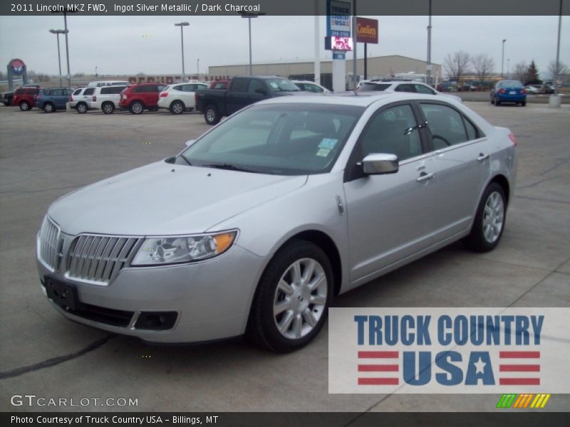 Ingot Silver Metallic / Dark Charcoal 2011 Lincoln MKZ FWD