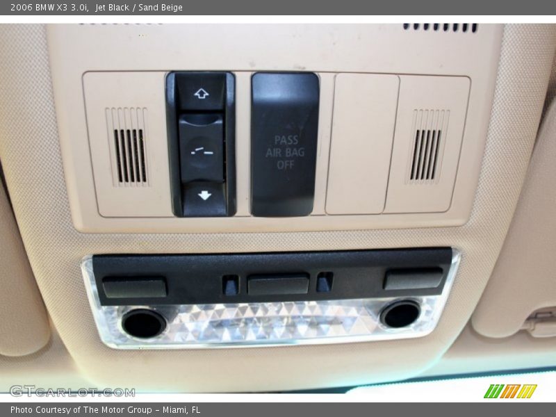 Jet Black / Sand Beige 2006 BMW X3 3.0i