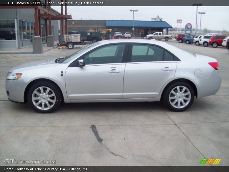 Ingot Silver Metallic / Dark Charcoal 2011 Lincoln MKZ FWD