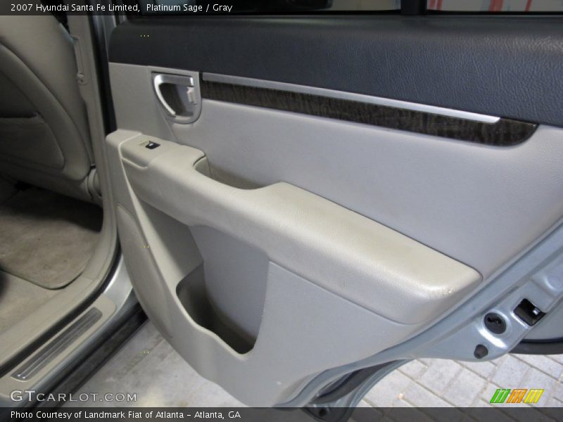 Platinum Sage / Gray 2007 Hyundai Santa Fe Limited