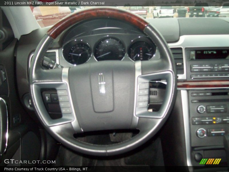 Ingot Silver Metallic / Dark Charcoal 2011 Lincoln MKZ FWD