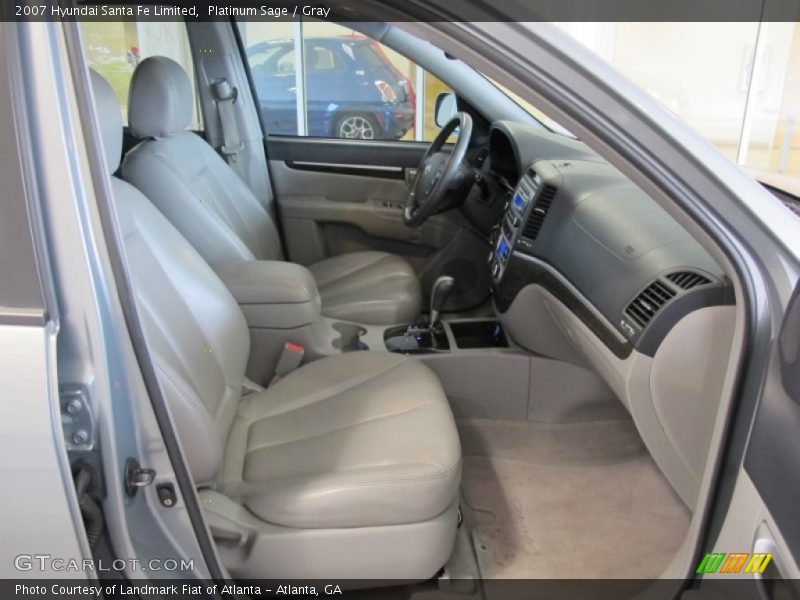 Platinum Sage / Gray 2007 Hyundai Santa Fe Limited