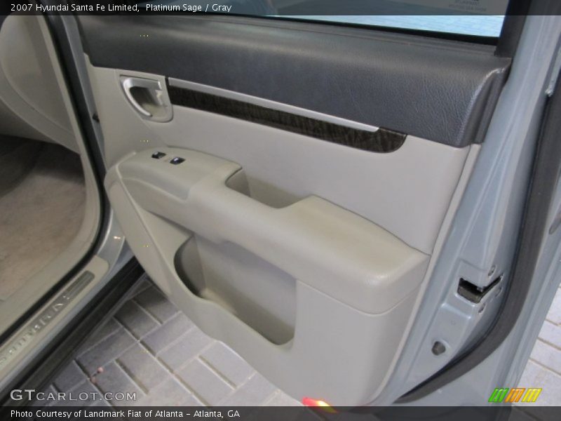 Platinum Sage / Gray 2007 Hyundai Santa Fe Limited