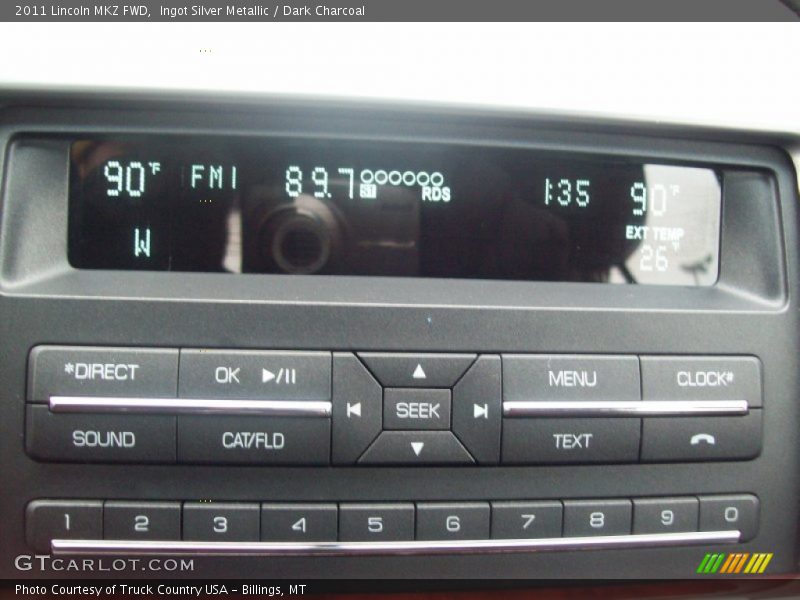 Ingot Silver Metallic / Dark Charcoal 2011 Lincoln MKZ FWD