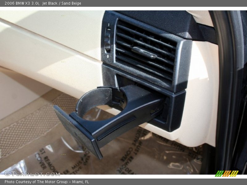 Jet Black / Sand Beige 2006 BMW X3 3.0i