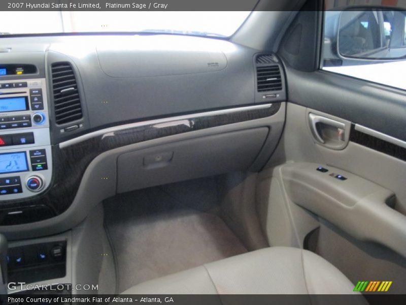 Platinum Sage / Gray 2007 Hyundai Santa Fe Limited