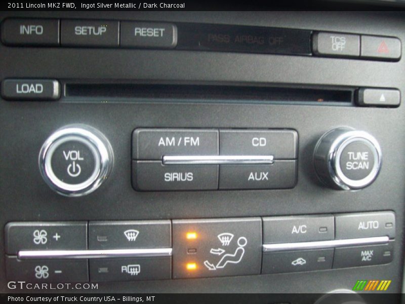 Ingot Silver Metallic / Dark Charcoal 2011 Lincoln MKZ FWD