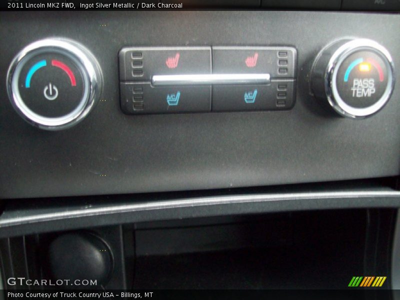 Ingot Silver Metallic / Dark Charcoal 2011 Lincoln MKZ FWD