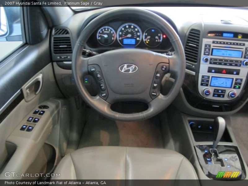 Platinum Sage / Gray 2007 Hyundai Santa Fe Limited