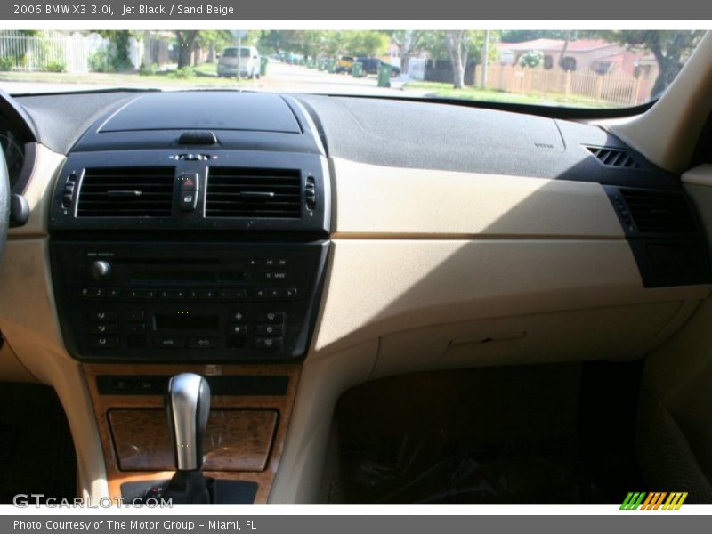 Jet Black / Sand Beige 2006 BMW X3 3.0i