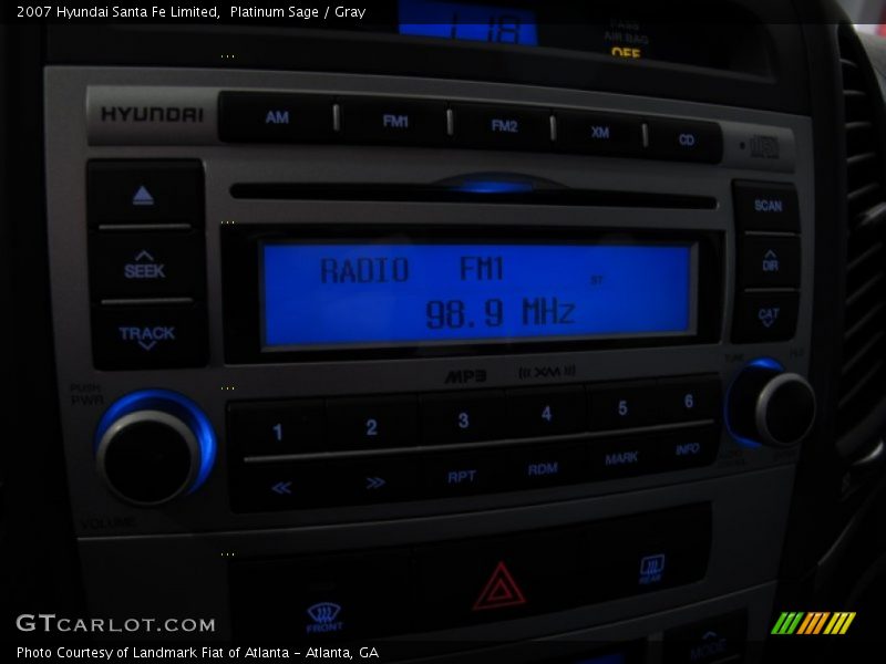 Platinum Sage / Gray 2007 Hyundai Santa Fe Limited