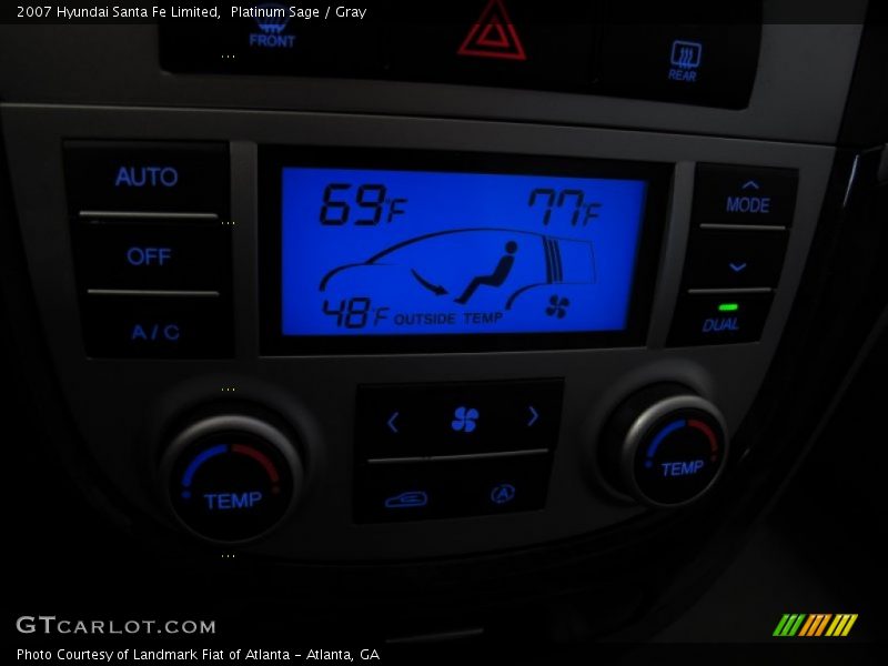 Platinum Sage / Gray 2007 Hyundai Santa Fe Limited