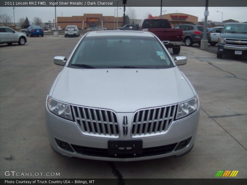 Ingot Silver Metallic / Dark Charcoal 2011 Lincoln MKZ FWD