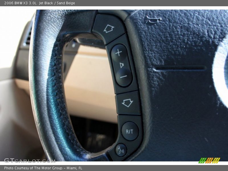 Jet Black / Sand Beige 2006 BMW X3 3.0i